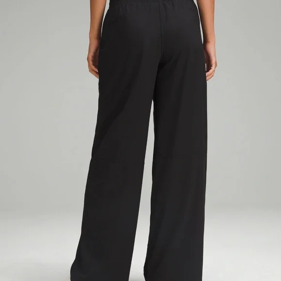 Lululemon Swift Mid Rise Wide Leg Pant-Black, Size 2 - Picture 3 of 6